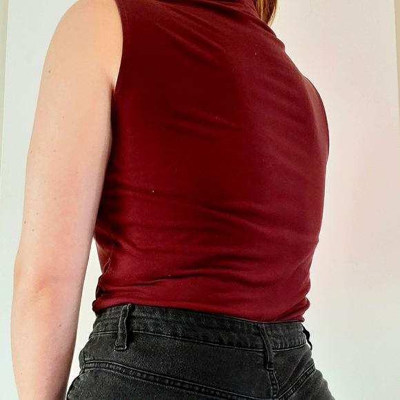 Burgundy Blouse - Picture 2 of 4